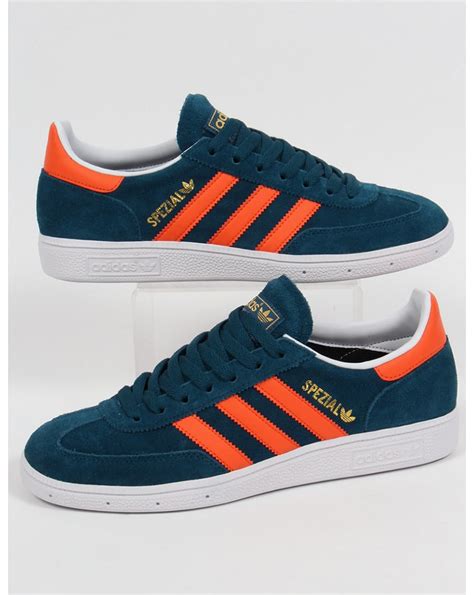 adidas blue shoes spezial|Adidas spezial blue and orange.